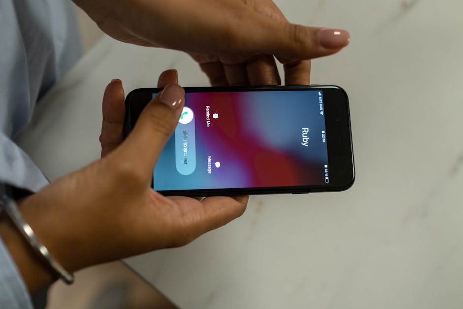 Illustration of IRS &amp; Social Security Impersonation Scams — an unknown caller on a smartphone